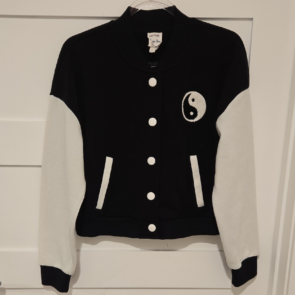 Hippie Rose Varsity Knit Jacket